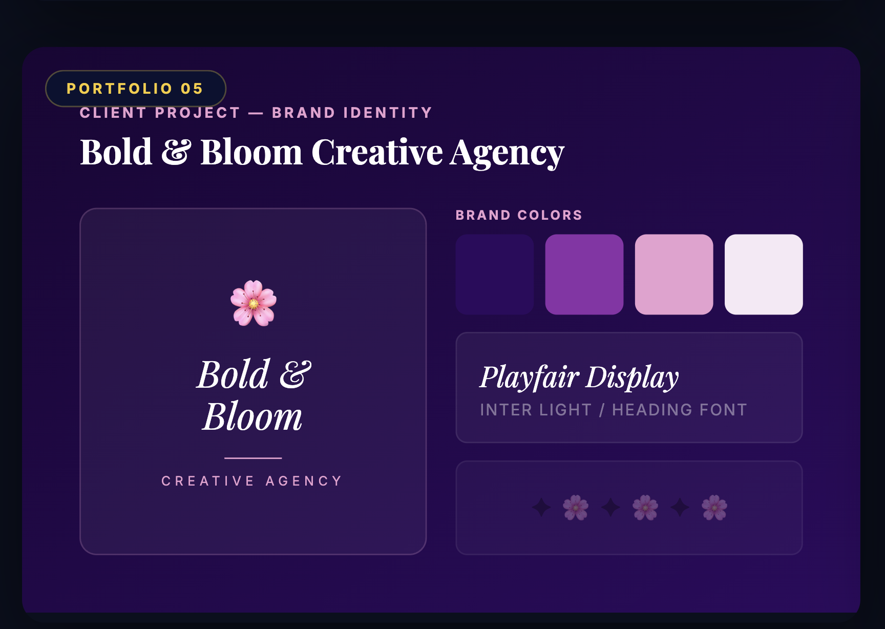 Bold & Bloom Creative Agency